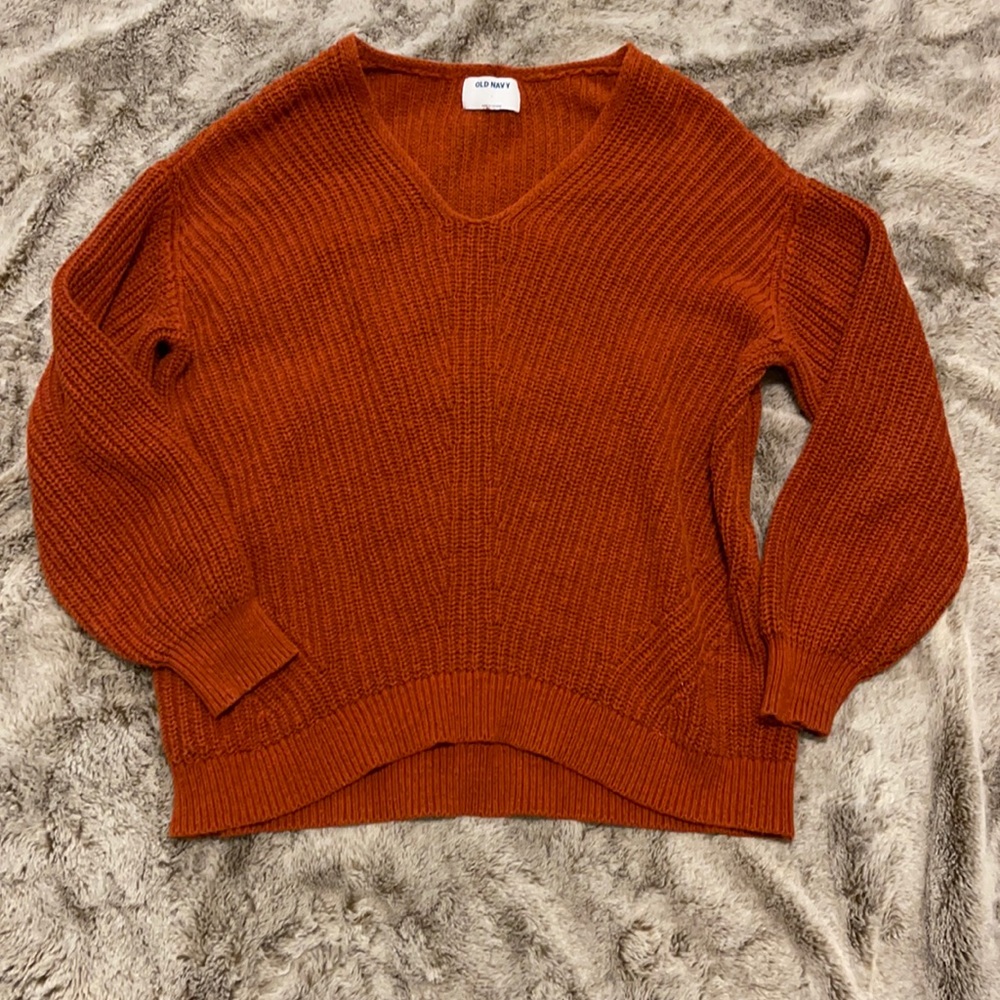 Old Navy Burnt Orange Sweater